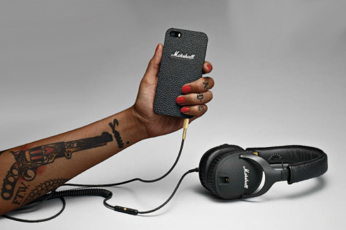 Marshall Headphones iPhone 5 Case.(via Marshall Headphones iPhone 5 Case • Highsnobiety)