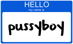 ezcumdump:  alphacumdumpbreeder:  reblog if this is your name tag.  you know who you are.   maybe I should wear this at Cum Union parties   I am!