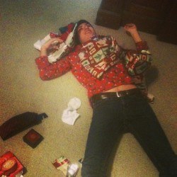 Drowning in Christmas wrapping #christmas