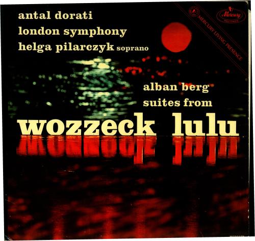 classical-vinyl: I LOVE this album art.  Berg: Suites from Wozzeck and Lulu Helga Pilarczyk, so