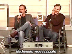 rossymarquand:  Andrew Lincoln & David Morrissey at Walker Stalker Con Atlanta | November 1, 2015 