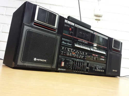 Hitachi TRK-W550E Ghetto Blaster, 1986