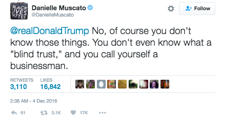 micdotcom: One woman delivered the perfect response to Donald Trump’s Twitter meltdown