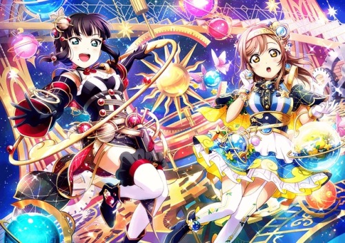 lovelive-updates:[ Aqours ] Universe UR Pair Dia & Hanamaru