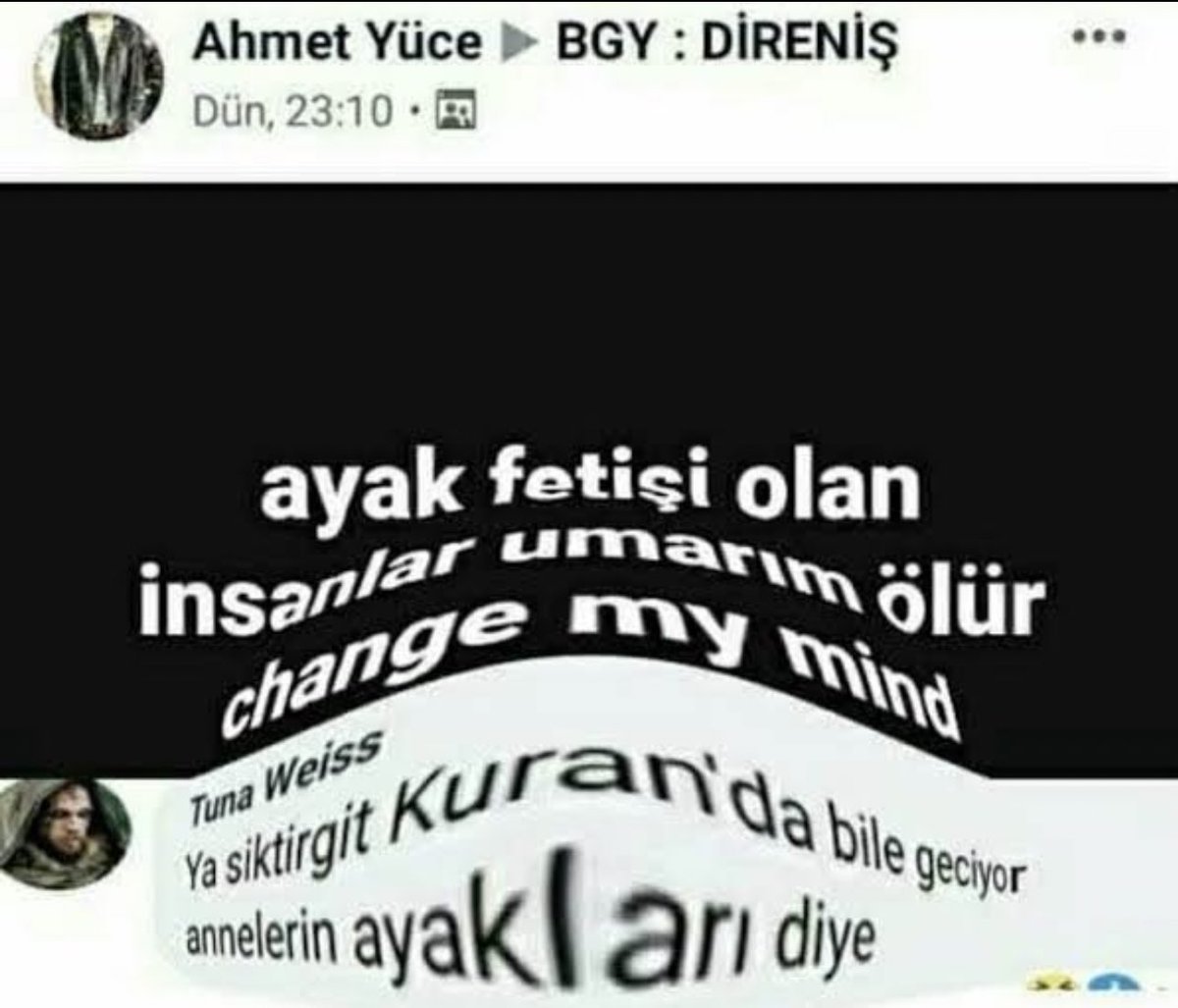 Ahmet Yüce BGY : DİRENİŞ...