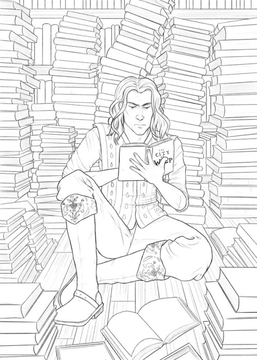 I love Lazlo Strange so much I’m willing to draw this many books.