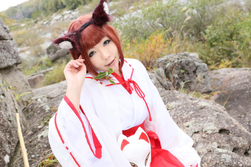 Cute Cosplay GIrl Higurashi Rin (Kitsune-Chan 3) 1-6