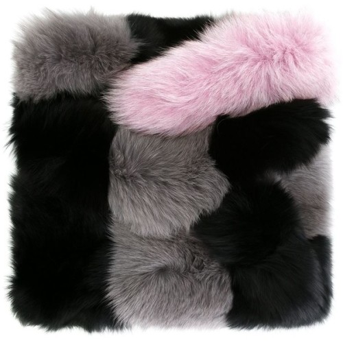 Charlotte Simone Fox Fur Scarf ❤ liked on Polyvore (see more colorful scarves)