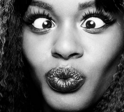 illkim:  illkim:  why Azealia Banks’ lips always look like a butthole            