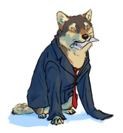 soyrwoo:  dajo42:  reverse werewolves. wolves that turn into confused but excited
