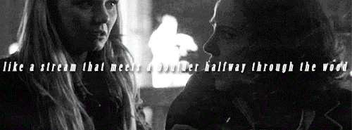 swansaloft: and because I knew you, i have been changed for g o o d.