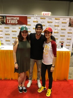 lorde-oftherings:So we met Matthew Lewis 💕 Call me peanut butter and jealous lol