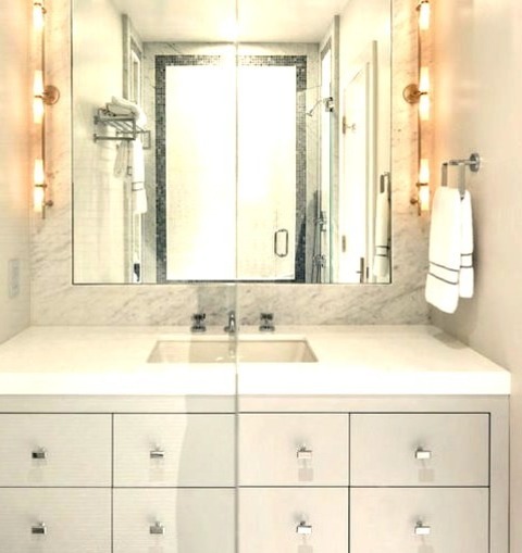 Contemporary Bathroom - BathroomInspiration For A Mid-sized Contemporary 3/4 Gray Tile, White Tile And