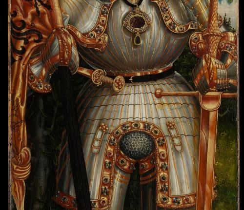 the-hardest-of-hearts-survive:Lucas Cranach the Elder and Workshop, Saint Maurice, c. 1522-25