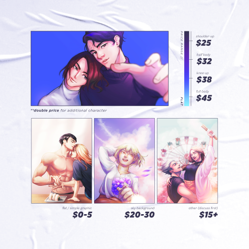 xavestory:Hiii! I’m reopening my commissions. For the March batch, I will open 5 slots. N/a: your re