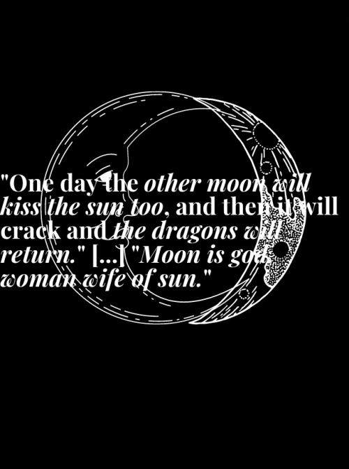 etherealdany:ASOIAF Jonerys: moon and shadow motif  From AGOT onward, Dany, who is associated with t