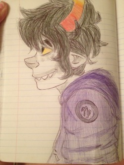 poisonous-faygo :  Aaa your art is so good sorry I don’t have a tablet or a scanner :/  hhh look at him! thank youu! 8&rsquo;)