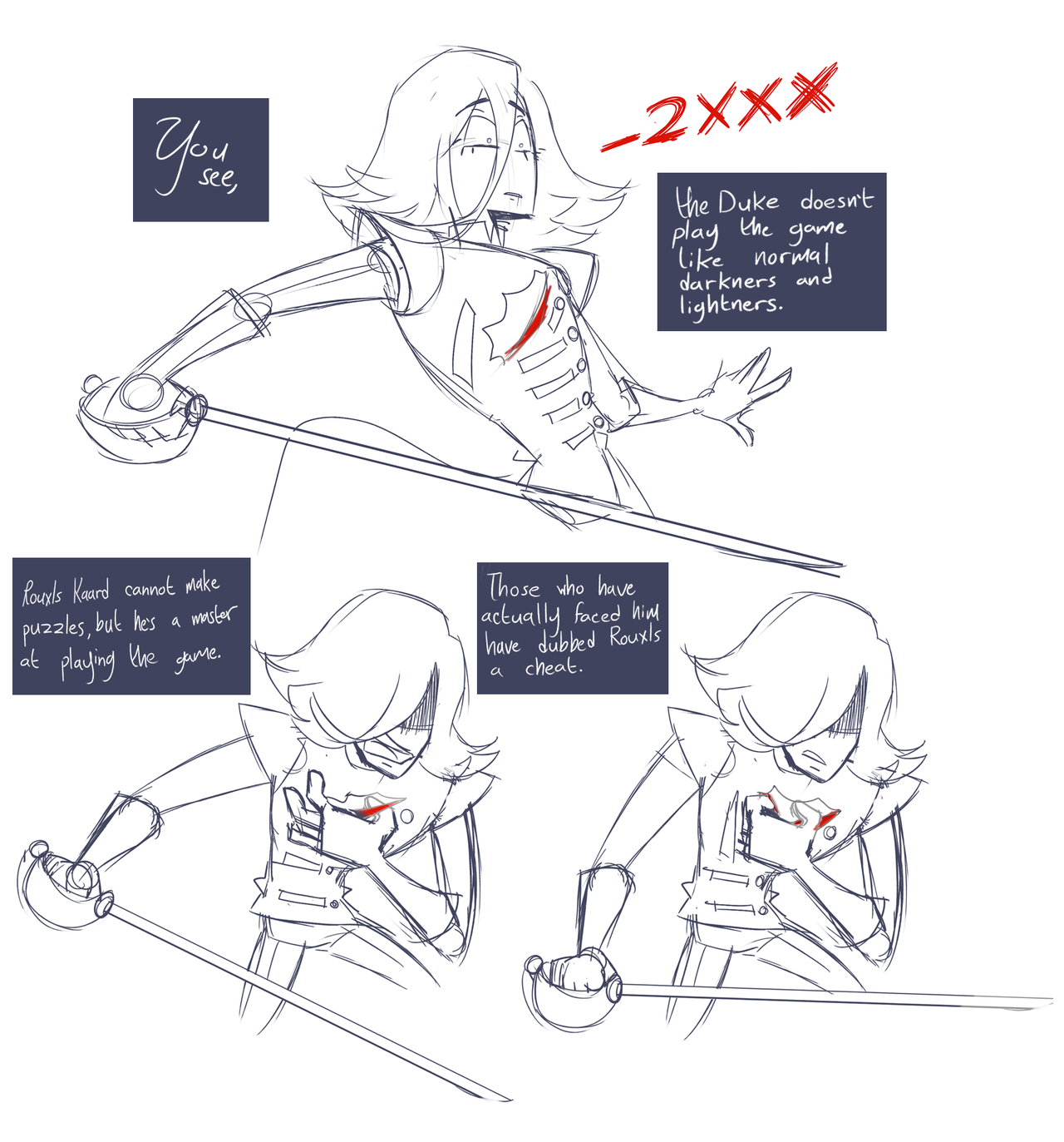 deltakaard: jitterworm:   pixfurda: Really sketchy self indulgent headcanon thing.
