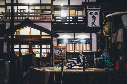 takashiyasui:Ginzan onsen at night