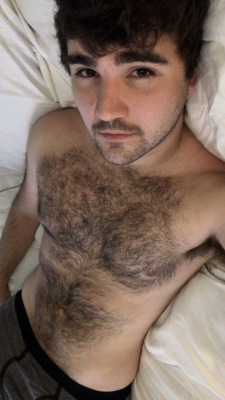 hairy-males:Since I’m always in bed, why