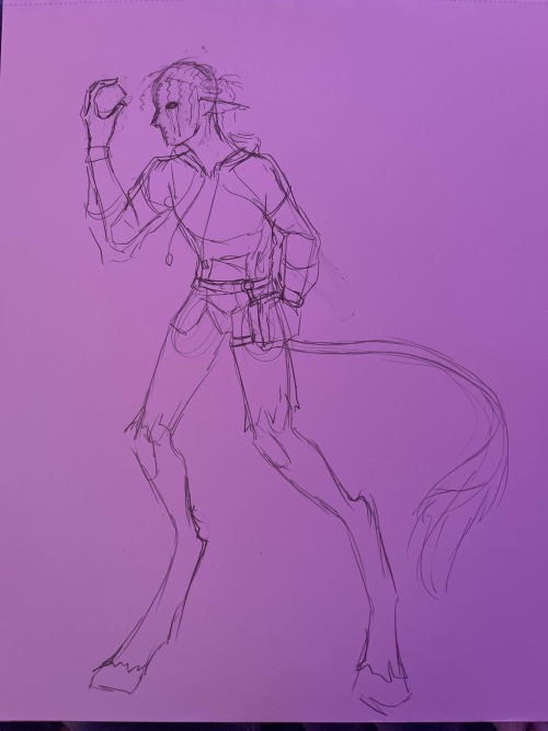 VERY Rough Sketch Of My Version Of Eyeless Jack. I Think I Mentioned Before That I Have Like A Whole