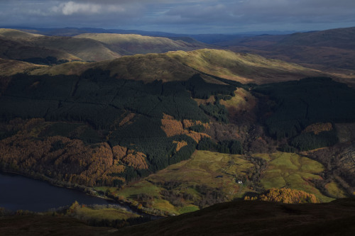 Autumnal Shades around Ben Ledi, TrossachsWe caught Autumn at its Best while going up Ben Ledi in th