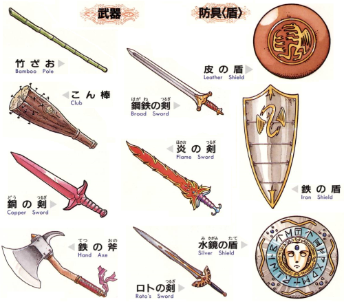 abobobo:  Images from the Dragon Quest official guidebook. (Source)