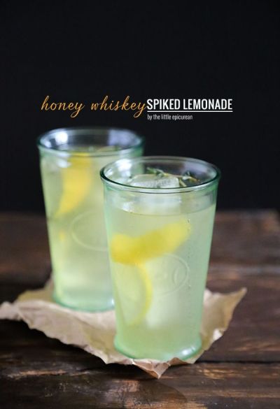 everythingsparklywhite:
“HONEY WHISKEY LEMONADE  yield: SERVES 2
INGREDIENTS:  • 5 Tbsp Jack Daniel’s Honey Whiskey, or any whiskey of choice
• ½ cup spring thyme lemonade
• 1 Tbsp simple syrup
• splash of honey
• 2 Tbsp fresh lemon juice
• lemon...