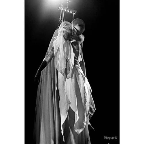 Orpheus &amp; Euridice Another Scene from @santasangrebodyrituals Performance at @suspension_sym