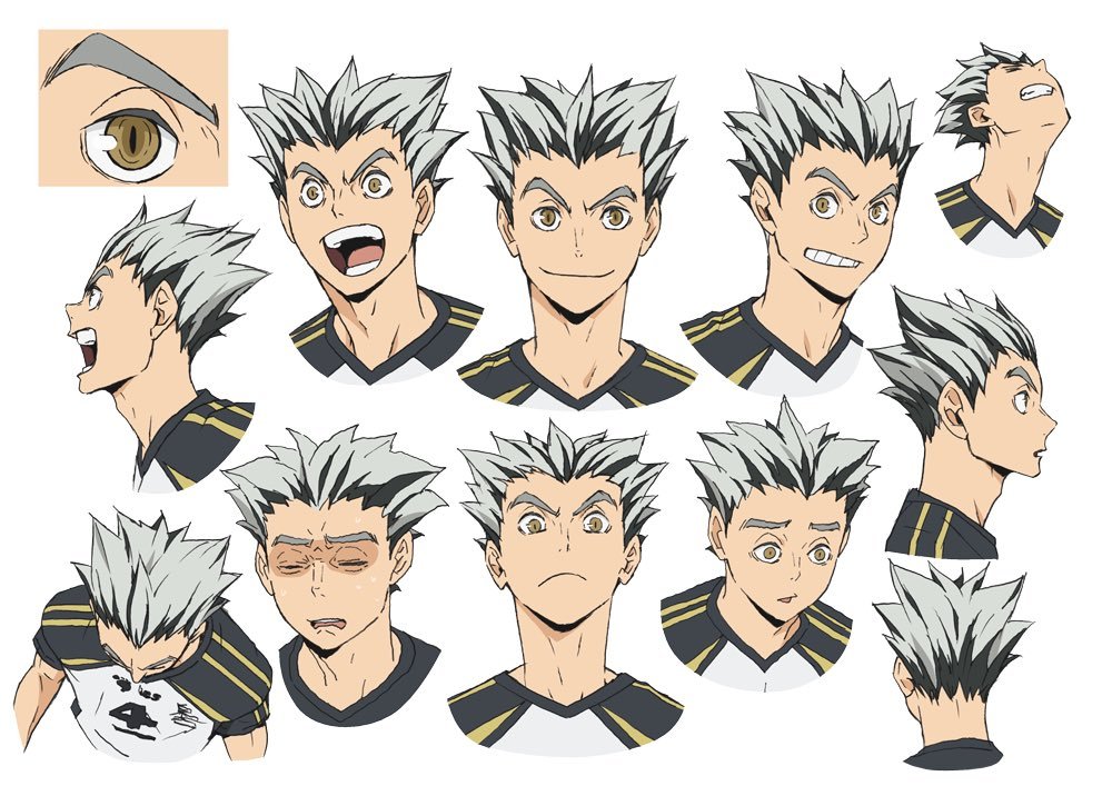 NUMBER 4  Haikyuu characters, Haikyuu anime, Bokuto koutaro