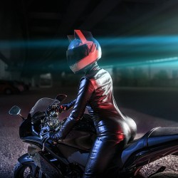 nerdninjanet:  #durarara #CeltySturluson Model @oniksiya_sofinikum  Photog #Shinkarchuk #cosplay #anime #manga #bikes #bikebabe #motorcycle