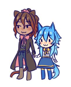 masasei:  kitty girlfriends (´▽`ʃƪ)