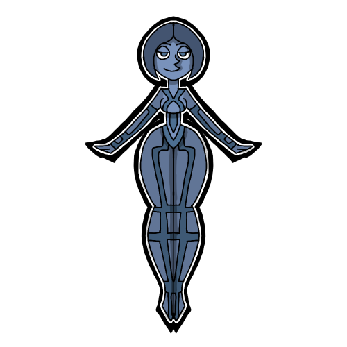 Heroic Dames in Video Game #16 - Cortana She can be found as a helper and one of the lead characters