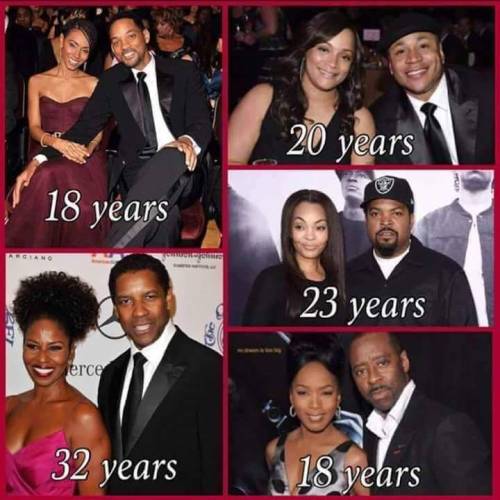 takeprideinyourheritage:  Please tell me the last time you seen these couples in the spotlight? They will bombard us with interracial couples but these are the couples they wont show you becuase they want black women to believe we’re undesired by our