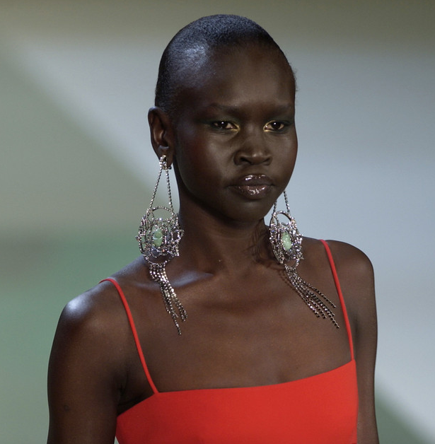 mihaliko:  alek wek @ valentino s/s 2003 