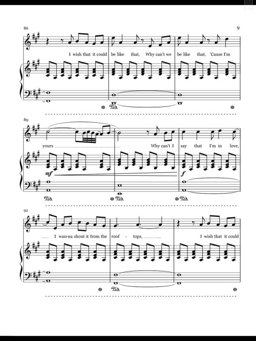 Secret Love Song - Little Mix ft. Jason Derulo (Piano Sheet)