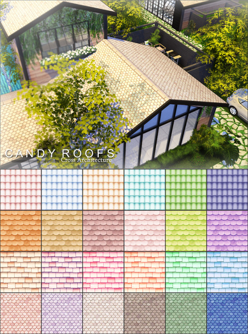 cross-architecture: VEOX Roof, Window and Water PackCandy Roofs (24 Colors) - Download SFSVEOX Roofs