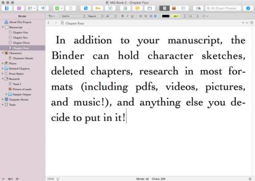 letswritesomenovels:Scrivener is a writer’s best friend. It’s a word processing software created wit