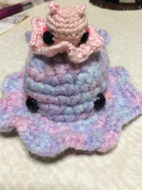 Scuttlers (dumbo octopus)!!!! Original pattern by Mohu blog