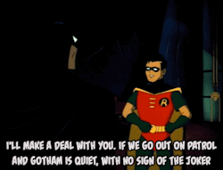 notnumbersix:  gameraboy:Bat Christmas. Batman: The Animated Series, “Christmas With the Joker” They really are a married couple.