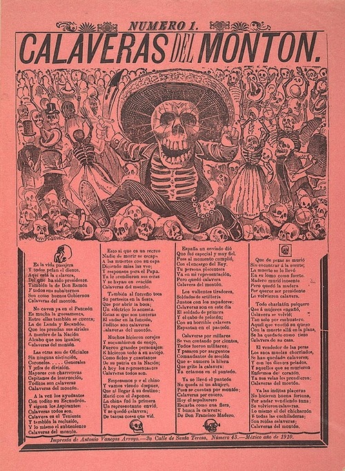 brain-smudge:  José Guadalupe Posada (1851–1913) was a Mexican illustrator known for hi