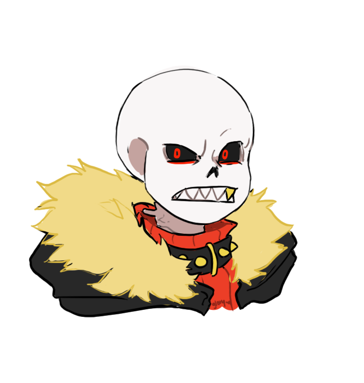 Bittybones And Fanfics Glo Undertale Blog I Love Fell Sans Thank You