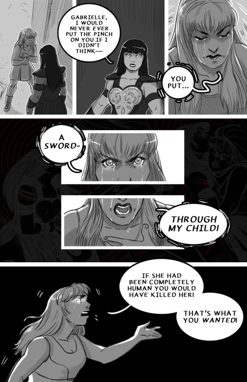 Chapter 5, Page 28Start Comic~Art Blog~Storge Patreon~Leave a TipSay it sister!Dialogue:Xena: “Gabri