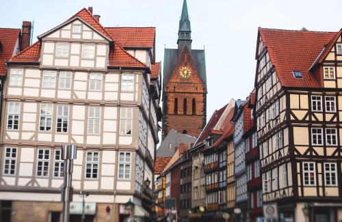 The Marktkirche in Hanover’s Old Town (Germany).