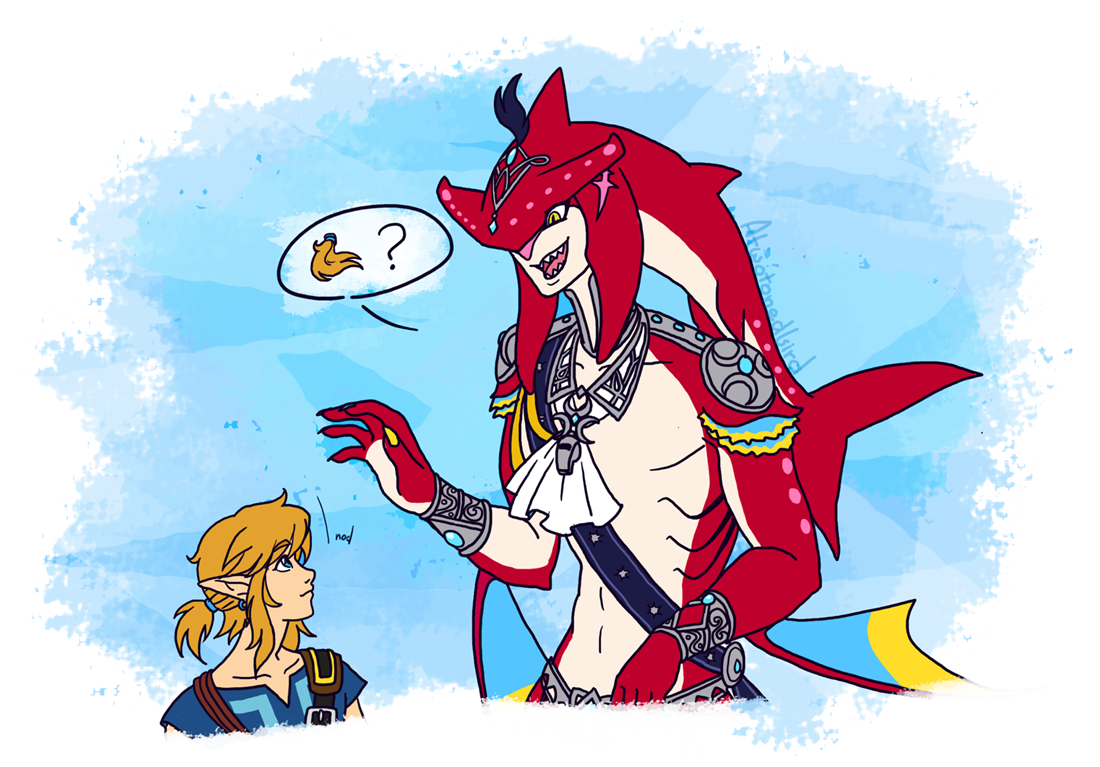 atwotonedbird:I wanted to give Link a happy and simple memory since his canon memories