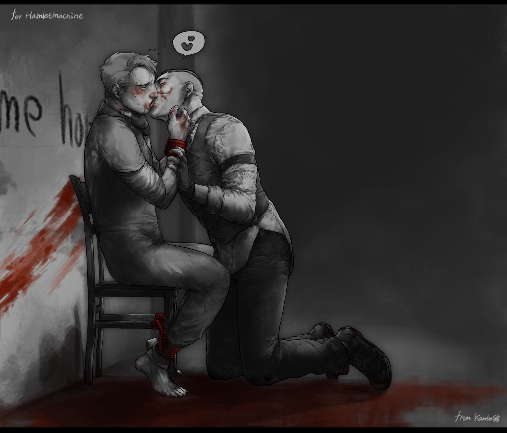 kanbas46:  an Eddie/Waylon kissing + bonus for @hamletmachineさん！ :D i’m so