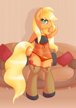 Random pinup Applejack. Enjoy!