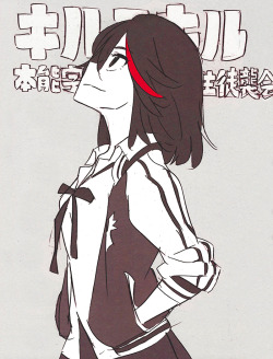 h0saki:  Post-OVA designs of Ryuko, Satsuki,