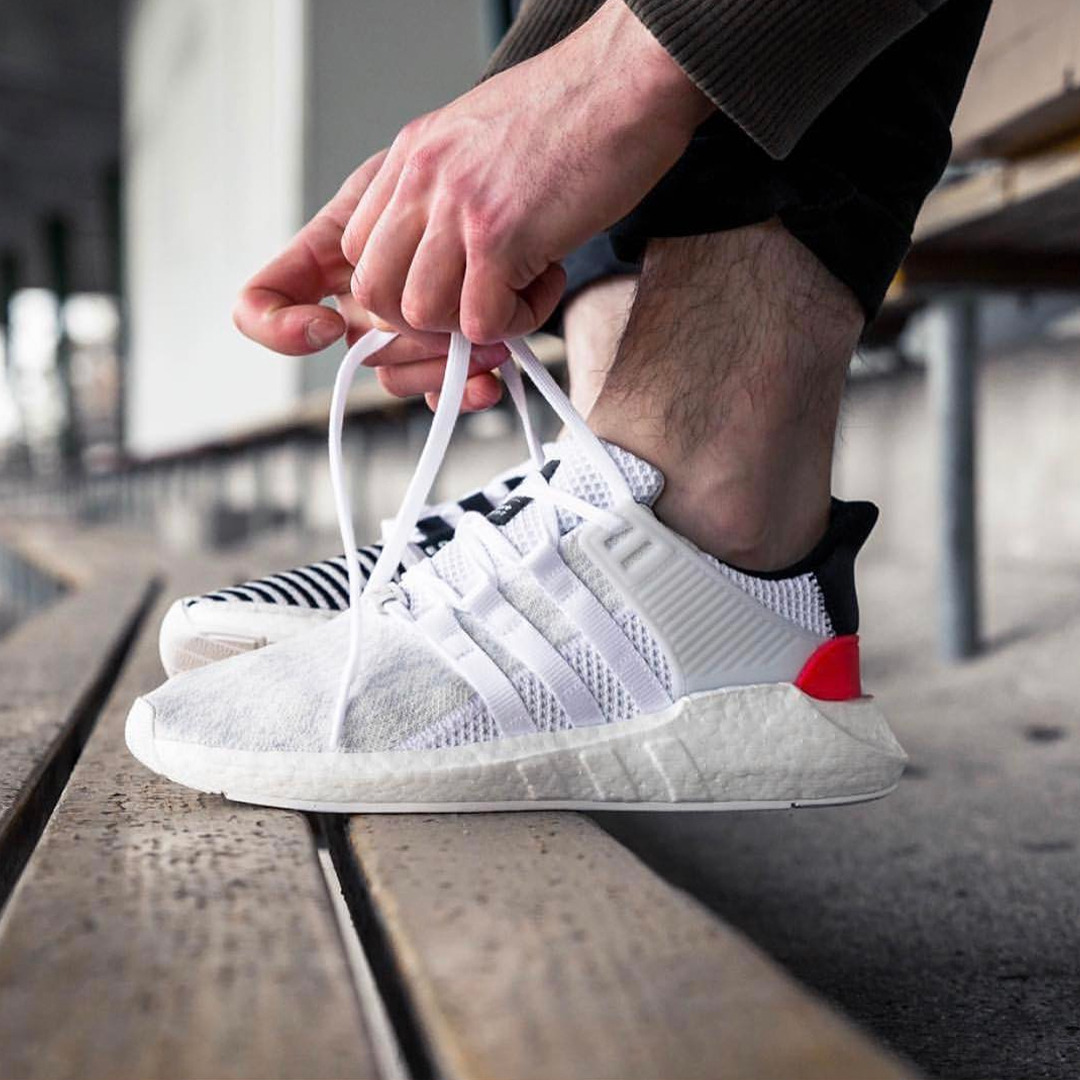 Adidas Support Boost - White/Turbo Red -... – Sweetsoles – kicks and trainers.