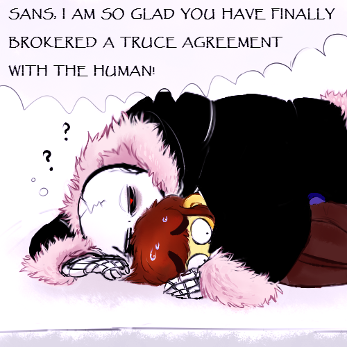 fillsyouwithdirtysins:  angelpangel09:  noodlenumber:   I tried anon, i really did. I hope this passes for ‘soft and cute’ lmao. Poor Frisk can’t catch a break. and here’s a bonus panel as if this thing wasn’t long enough already:  This pleases